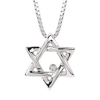 Sterling Silver Diamond Pendant