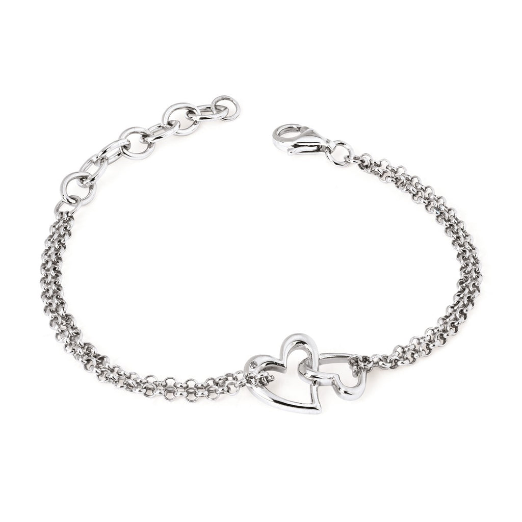 Diva Diamonds Heart Bracelet