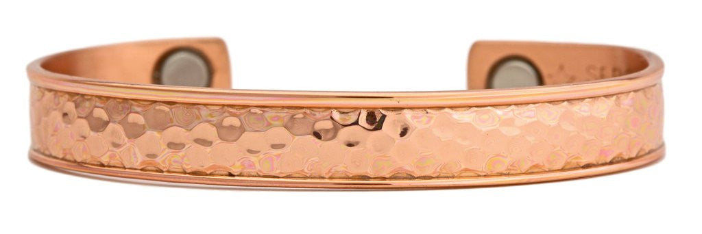 Hammered Copper Magnetic Bracelet