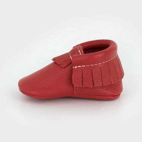 Fire Engine Red Moccasins