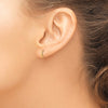Tiny Gold Hoop Earrings | 14kt