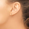 Tiny Gold Hoop Earrings | 14kt