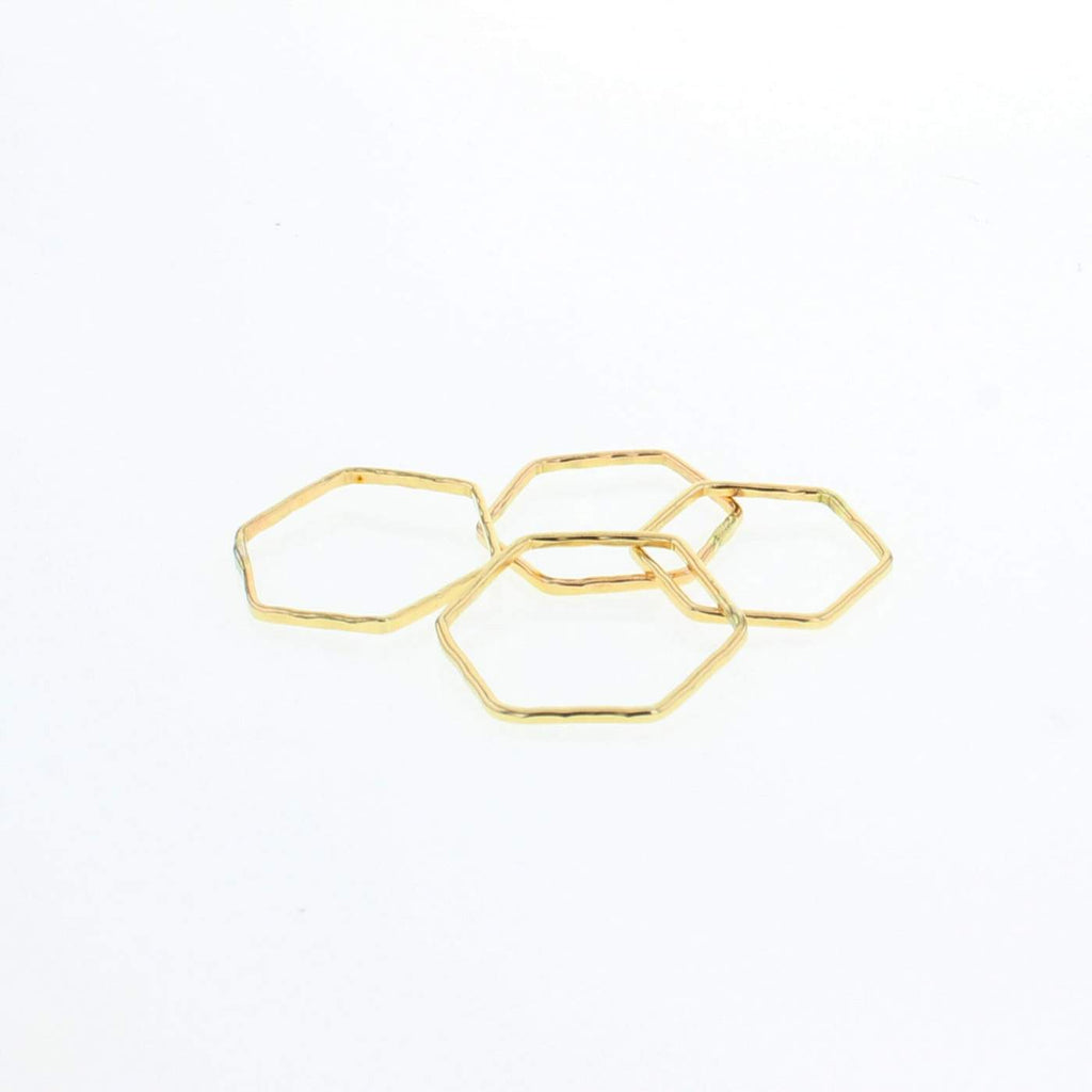 Hexagon Stacking Rings
