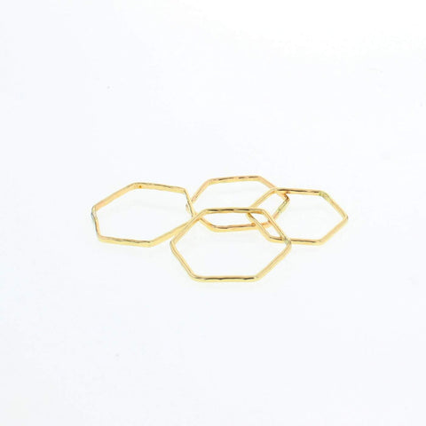 Hexagon Stacking Rings