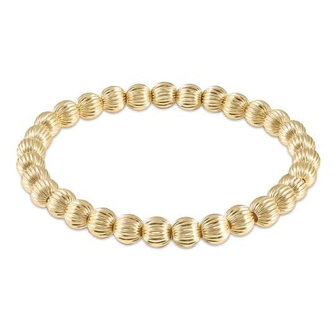 Dignity 6mm Gold Filled Bead Bracelet