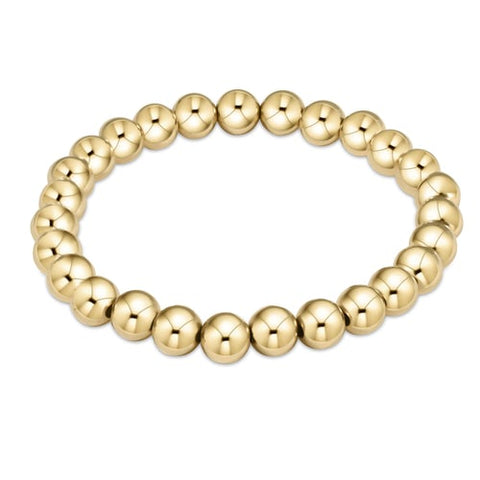 Classic 7mm Gold Filled Bead Bracelet