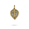Lotus Cross Kristal Charm