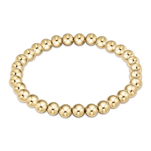 Classic 6mm Gold Filled Bead Bracelet