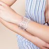 Believer Filigree Cross Cuff Bracelet