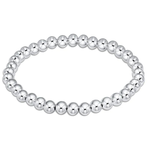 Classic 5mm Sterling Silver Bead Bracelet
