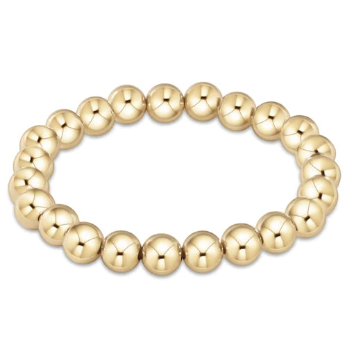 Classic 8mm Gold Filled Bead Bracelet