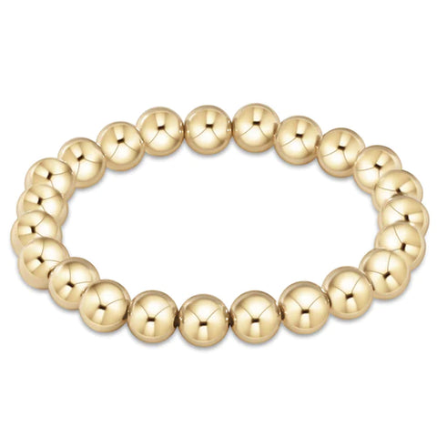 Classic 8mm Gold Filled Bead Bracelet