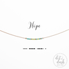 Hope | Morse Code Necklace