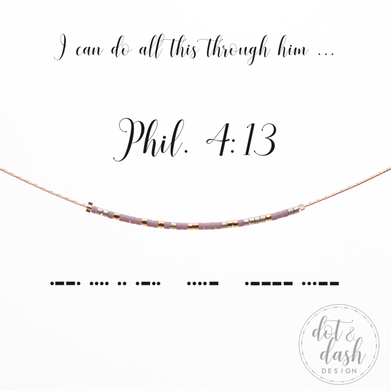 Philippians 4 sale 13 necklace