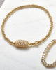 Grayson Stretch Bracelet in White Crystal