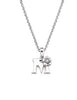 Little Diva Initial Diamond Pendant Necklace
