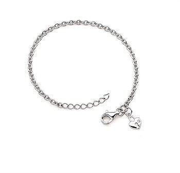 Little Diva Diamond Bracelet with Heart Locket Dangle