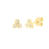 Trinity Diamond Stud Earrings