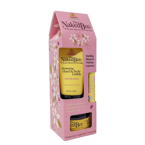 Vanilla, Rose & Honey Gift Set