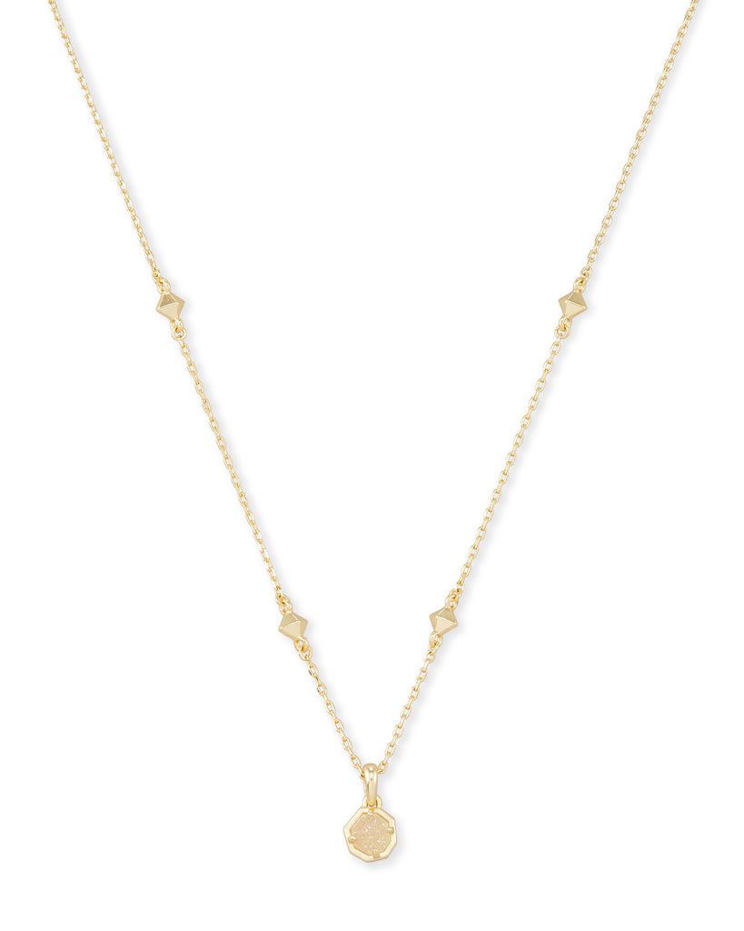Nola Short Drusy Pendant Necklace