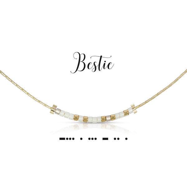Bestie | Morse Code Necklace