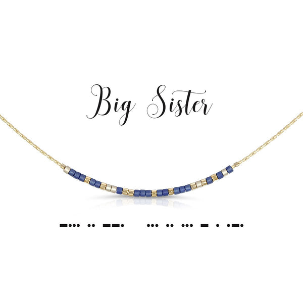 Big Sister Morse Code Necklace