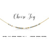 Choose Joy | Morse Code Necklace