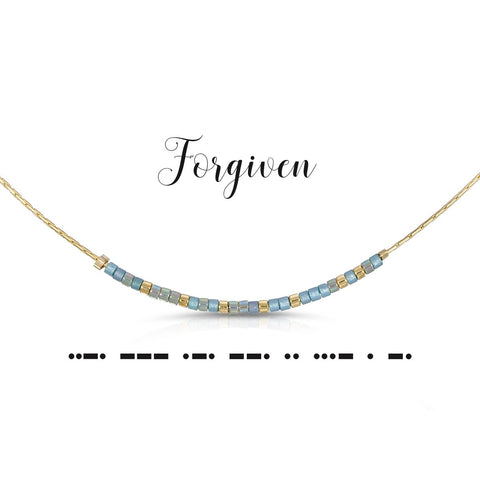 Forgiven | Morse Code Necklace