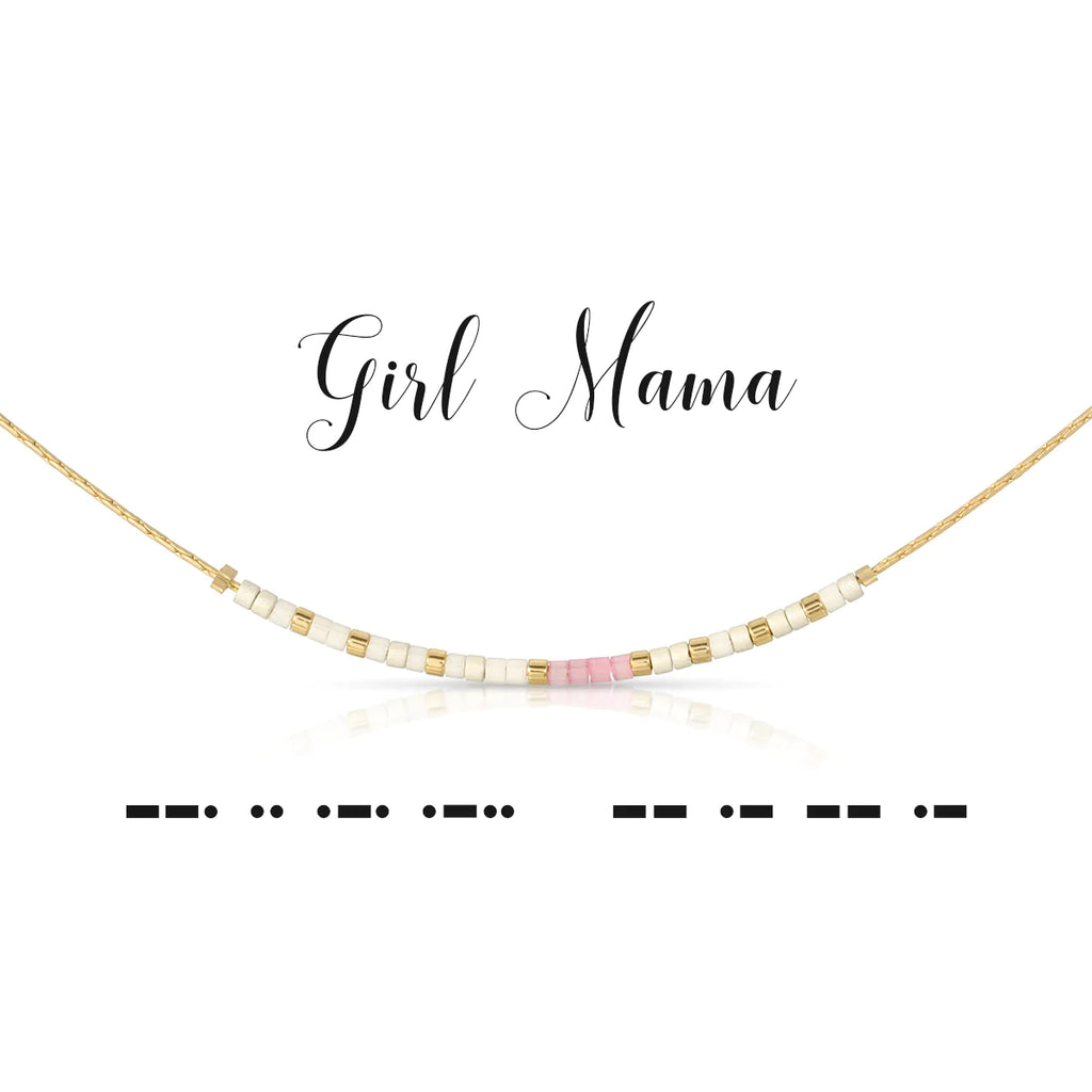 Girl Mama | Morse Code Necklace