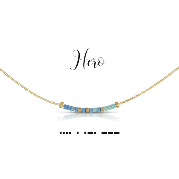 Hero | Morse Code Necklace