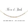 Moon and Back | Morse Code Necklace