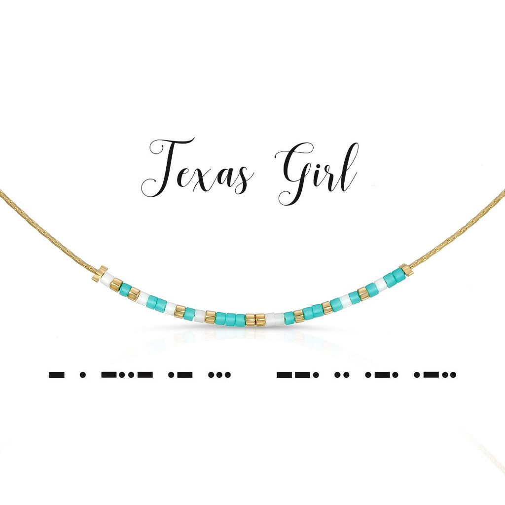 Texas Girl | Morse Code Necklace