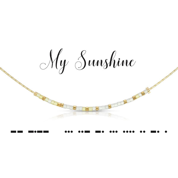 My Sunshine | Morse Code Necklace