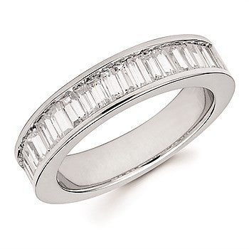 White Gold and Diamond Anniversary Band