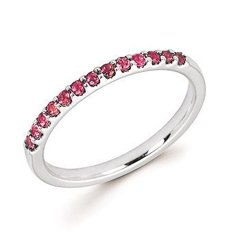 Pink Tourmaline Birthstone Ring | October
