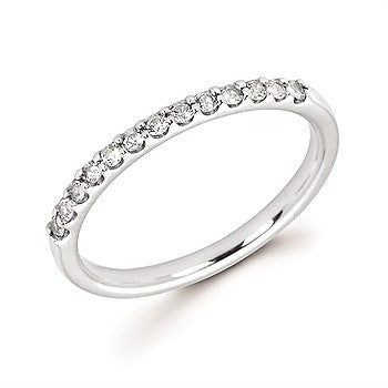 White Sapphire Birthstone Ring | April