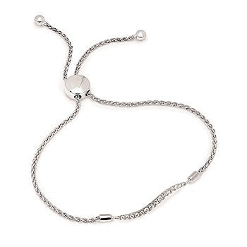 Diamond Bolo Bracelet