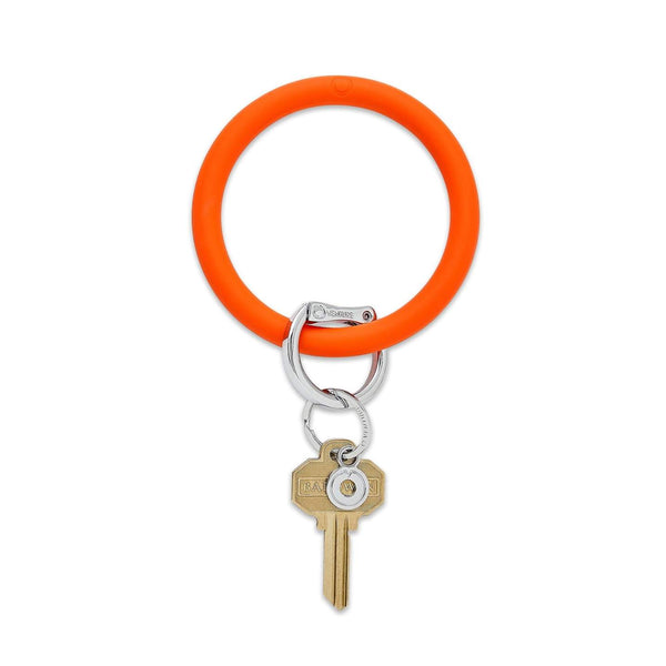 Orange Crush Silicone Big O Keyring - FINAL SALE