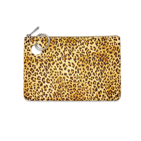 Cheetah Large Silicone Pouch