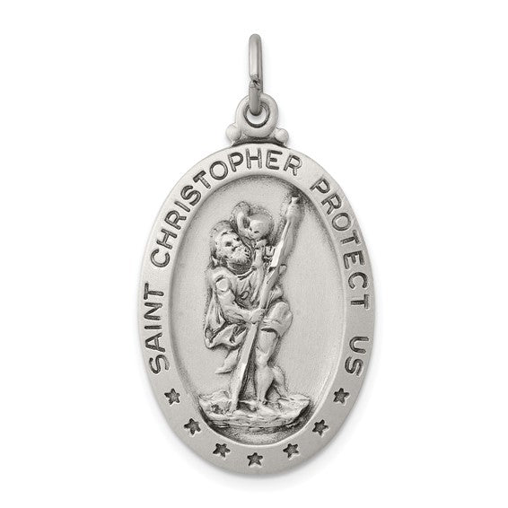 Antiques St. Christopher Medal | Large