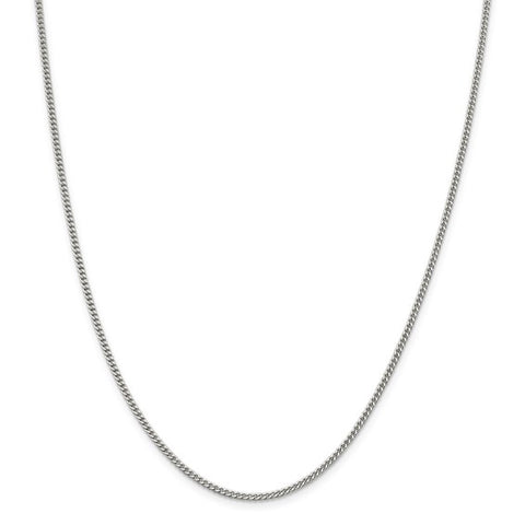 Sterling Silver Curb Chain | 2mm