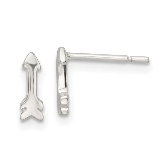 Tiny Arrow Stud Earrings
