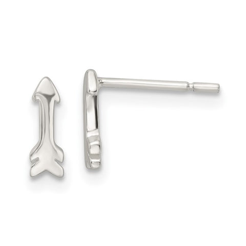 Tiny Arrow Stud Earrings