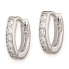 CZ Huggie Earrings