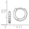 CZ Huggie Earrings