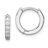 CZ Huggie Earrings