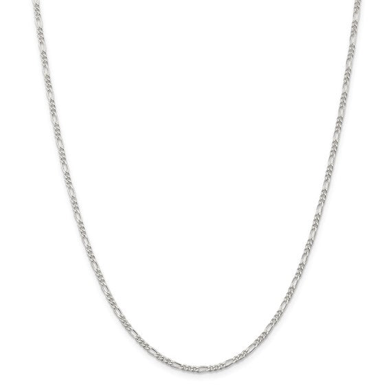 Sterling Silver Figaro Chain | 2.25mm