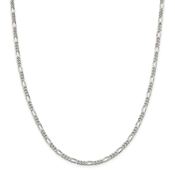 Sterling Silver Figaro Chain | 3.5mm