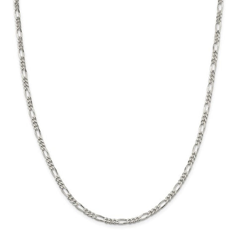 Sterling Silver Figaro Chain | 3.5mm