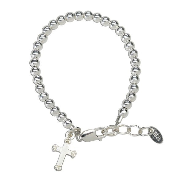 Gabriel Silver Cross Bracelet